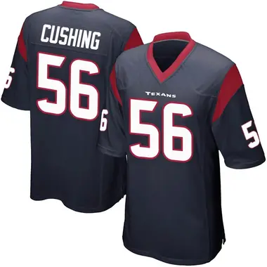 Brian Cushing Youth Game Navy Blue Houston Texans Team Color Jersey
