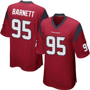 Derek Barnett Men's Game Red Houston Texans Alternate Jersey