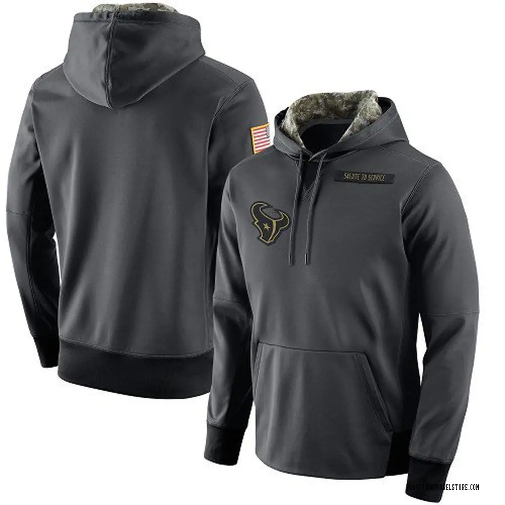 Texans salute to sales service men's hoodie