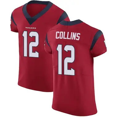Nico Collins Men's Elite Red Houston Texans Alternate Vapor Untouchable Jersey